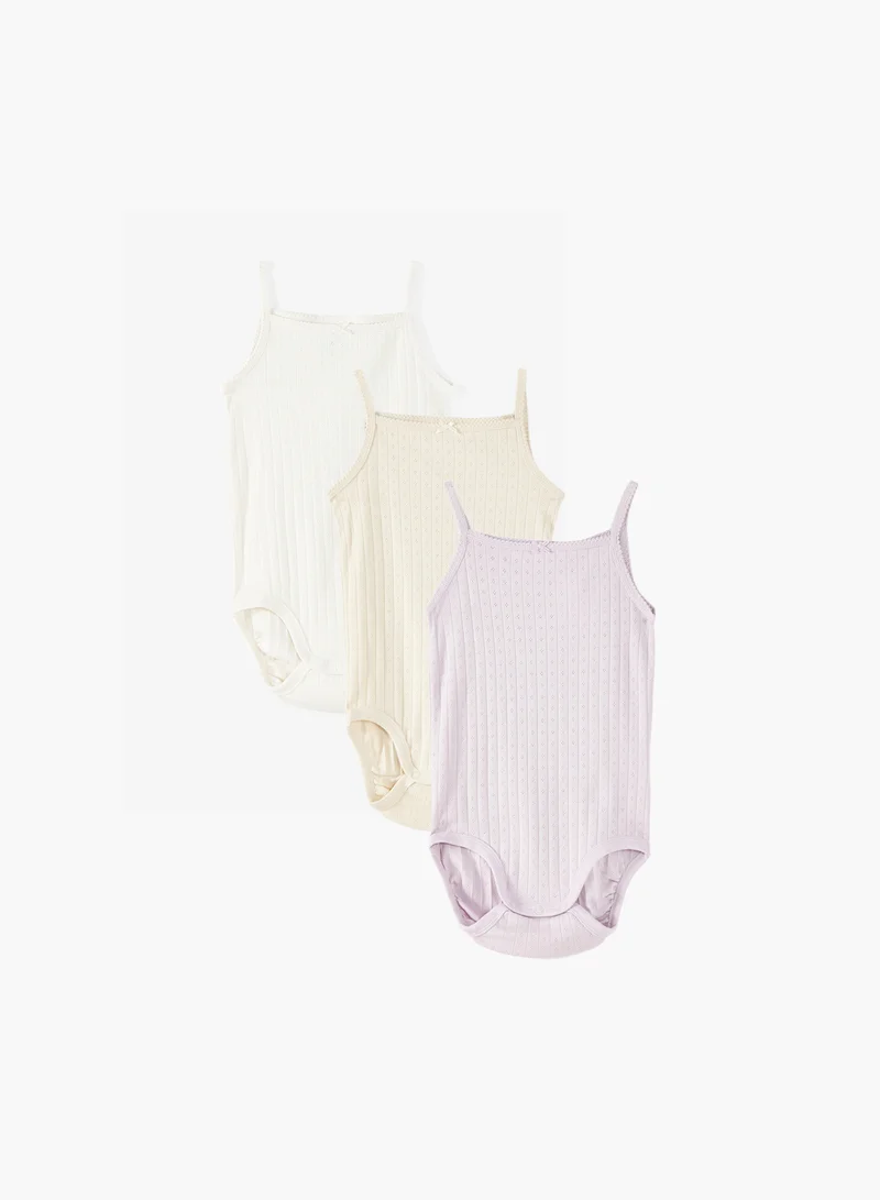 H&M 3-pack sleeveless bodysuits