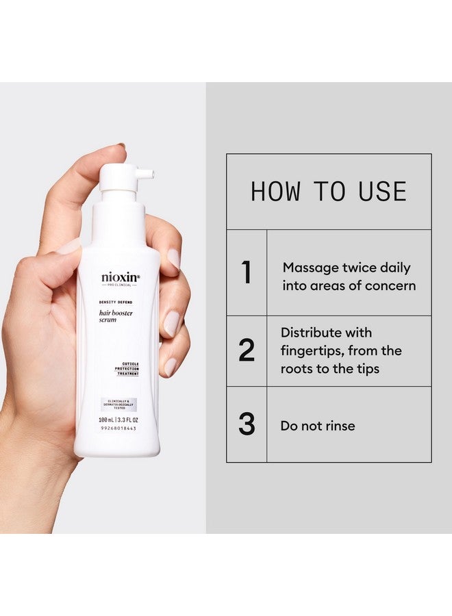 Nioxin Hair Booster Serum - Advanced Leave-In Hair Treatment, 3.4 fl oz (Packaging May Vary) - Image 5