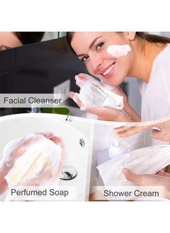 10 Pcs Foam Face Wash Soap Foaming Net, Double Layer Foam Enhancing Net, Soap Foaming Net For Skin Care And Face Wash - pzsku/Z73C83370582D494ADECDZ/45/_/1733467822/f8ec6241-3f2b-4007-996f-af359f11983b