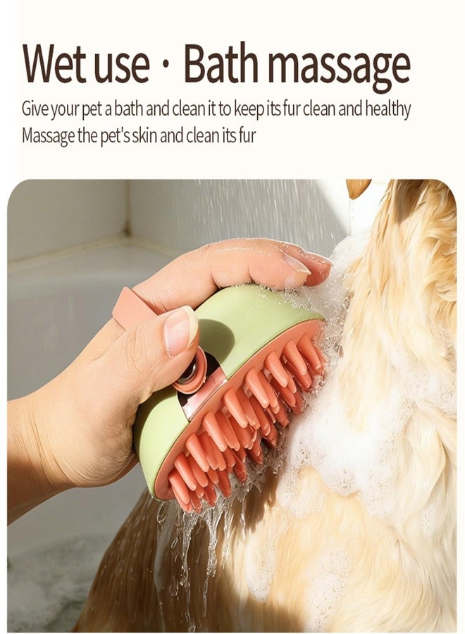 Histotree Dog Bath Brush for Bathing and Shedding Dog Washing Brush with Shampoo Dispenser(150ml) Pet Shampoo Brush for Short&Long Haired Dogs and Cats Removes loose Fur Dirt Deep Cleaning - Image 3