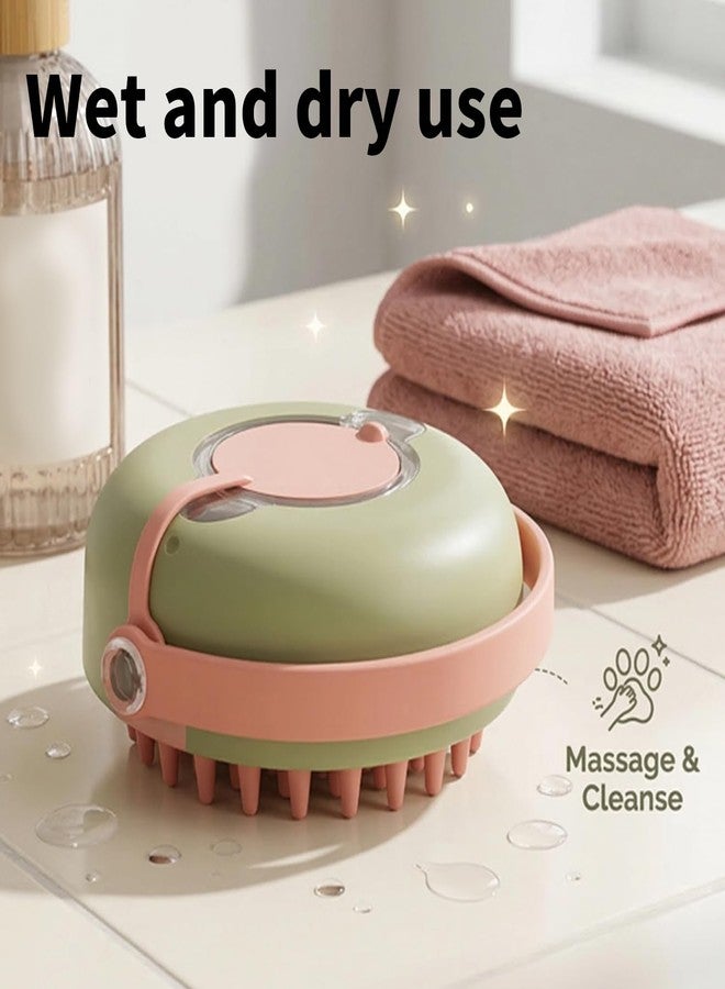 Histotree Dog Bath Brush for Bathing and Shedding Dog Washing Brush with Shampoo Dispenser(150ml) Pet Shampoo Brush for Short&Long Haired Dogs and Cats Removes loose Fur Dirt Deep Cleaning - Image 4