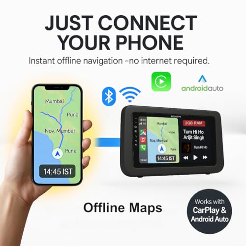Modorwy Original QLED 9” Zlink Car Android Stereo | OS 13 | 4GB+32GB | Display Support Car Play & Android Auto | incl. AHD Rear Camera & Frame Compatible with Maruti Swift Dzire 2024-1 Year Warranty - Image 2