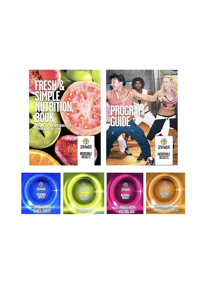 Zumba - Zumba Incredible Results Weight Loss Dance Workout DVD System - Image 1