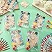 Kathfly 24 Pack End of Year Craft Kit for Kids Safari Animals Classroom Exchange Gifts End of Year Wooden Magnet Painting Craft with Cards DIY School Exchange Gifts for Preschool Girls Kids Boys - Image 4