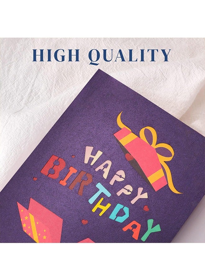 3D Pop Up Happy Birthday Card for Women Men Kid With Envelope Funny Personalized Birthday Card for Wife Husband Best Friend Her Him from Sister Brother Mom Dad Son Daughter Grandma - Image 5