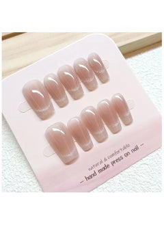 Binzo Beauty Press On Handmade Nails, 10pcs,Nails Art , Acrylic Nails, False Nails，Natually Nails - pzsku/Z73C8884F972A35226033Z/45/_/1730367750/c1e4267a-742f-4011-87b2-150759282396