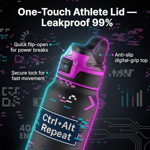 Perch Apex Hot and Cold Stainless Steel Water Bottle 740ml | Triple-Layer Vacuum Insulated 3D Printed Bottle | ISI Certified, Leakproof & BPA-Free | Gift for Men & Women | Reboot Mode Pink - Image 4