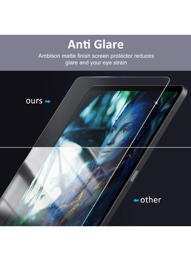 عام 2 قطعة من حامي الشاشة الزجاجي غير اللامع المصمم لآيباد ميني A17 برو 2024 وآيباد ميني 6 8.3 إنش - مضاد للتوهج/خالٍ من الفقاعات/سهل التركيب/نعومة الحرير، زجاج مقوى لآيباد ميني 7/الجيل السادس - Image 5
