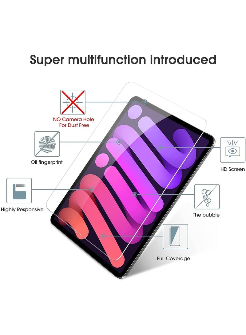 عام 2 قطعة من حامي الشاشة الزجاجي غير اللامع المصمم لآيباد ميني A17 برو 2024 وآيباد ميني 6 8.3 إنش - مضاد للتوهج/خالٍ من الفقاعات/سهل التركيب/نعومة الحرير، زجاج مقوى لآيباد ميني 7/الجيل السادس - Image 2