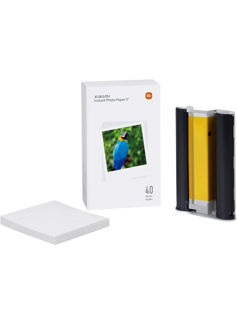 Xiaomi Instant Photo Paper 3'' 40 Sheets - Image 1