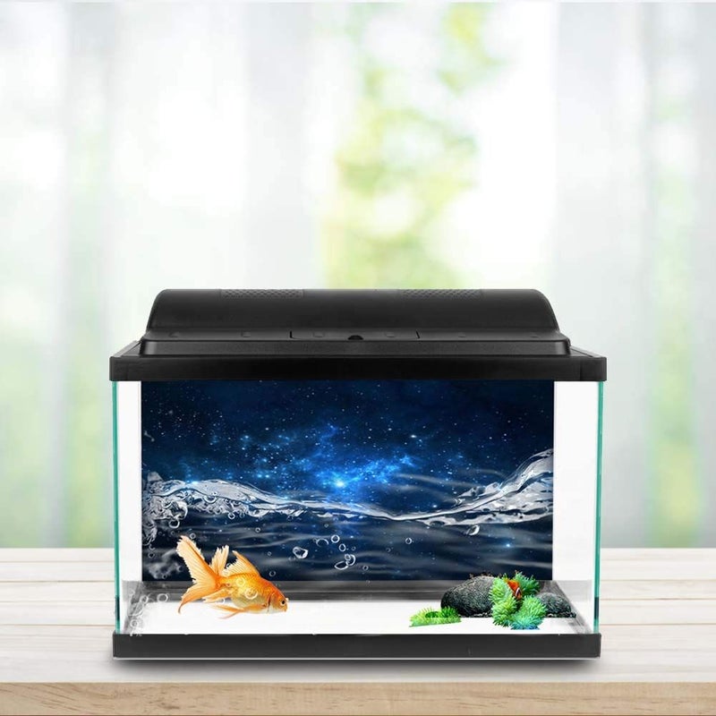 Self Adhesive Star Dust Aquarium Background Paper Fish Tank Decoration 76 x 30cm - Image 2