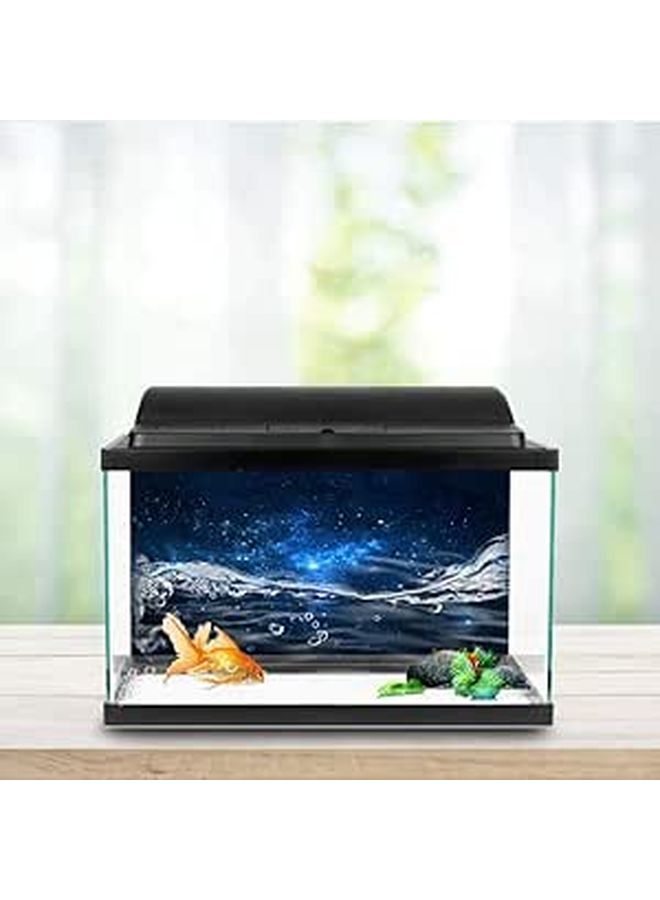 Self Adhesive Star Dust Aquarium Background Paper Fish Tank Decoration 76 x 30cm - Image 1