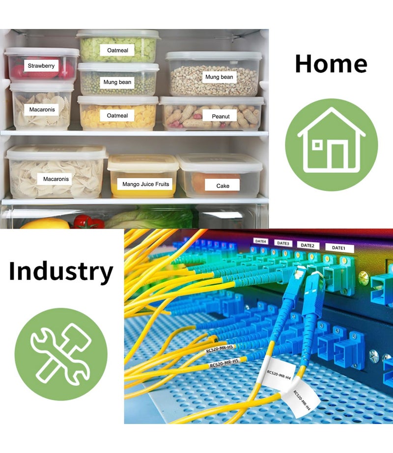 Freshworld 3-Pack Label Maker Tape Compatible with DYMO D1 Label Tape 45013 S0720530 Replace for D1 A45013 Refills, Black on White, 1/2 In x 23Ft, for Dymo LabelManager 160 420P 210D 280 360D PnP 220P 260P 500TS - Image 5