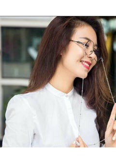 RA accessories Handmade Women Eyeglasses Chain Silvery Also Use As Necklace  - Image 1