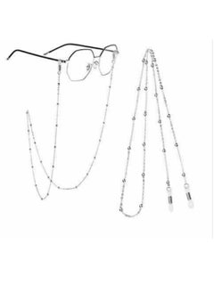 RA accessories Handmade Women Eyeglasses Chain Silvery Also Use As Necklace  - Image 4