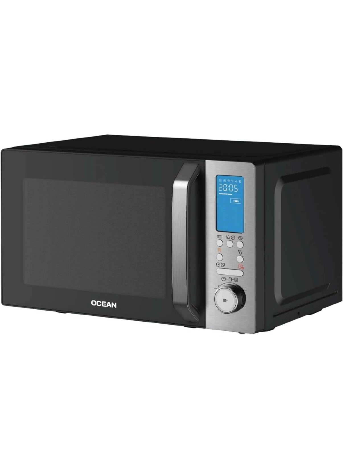 Ocean 4-in-1 Microwave Oven, 26L, Digital Control, Grill, Air Fryer, Black - MWO279DGCAN
