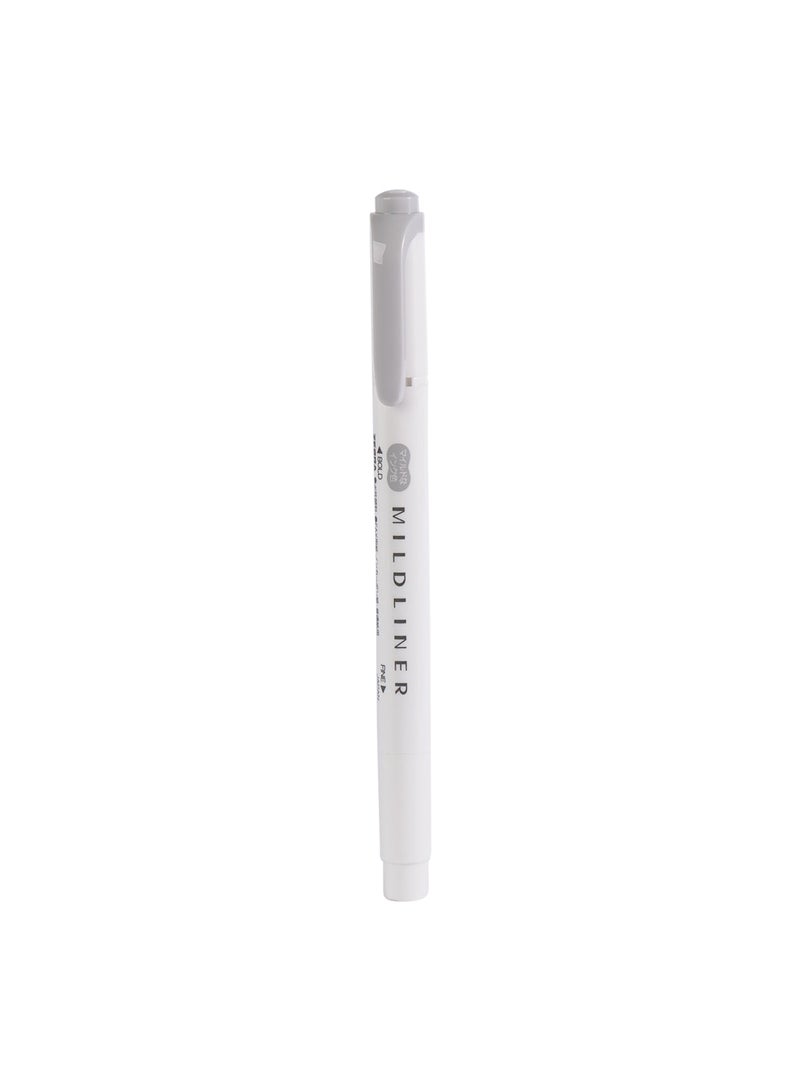 ZEBRA Mildliner Double Sided Highlighter , for Journal Planner , marking dictionary, Note Taking , drawing illustrations , Pack of 10 Gray Highlighters  - Image 2