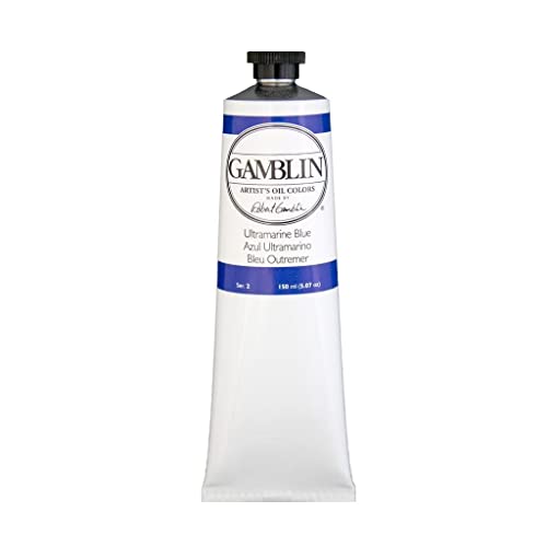 Gamblin Artist Oil Color - Ultramarine Blue - 150 ml Tube - Image 1