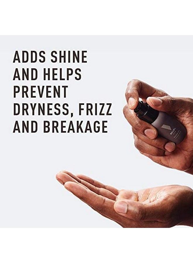 Bevel Beard Oil For Men Moisturizing Beard Oil With Jojoba Oil And Argan Oil Adds Shine And Helps Prevent Dryness Frizz And Breakage 1 Oz Gray - Image 3