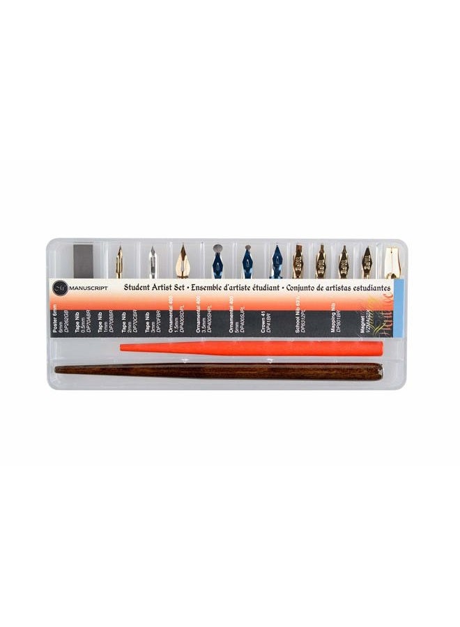 Manuscript Pen MDP282 14 Unit (Lot de 1) STUDENT ARTIST SET, White. - Image 3
