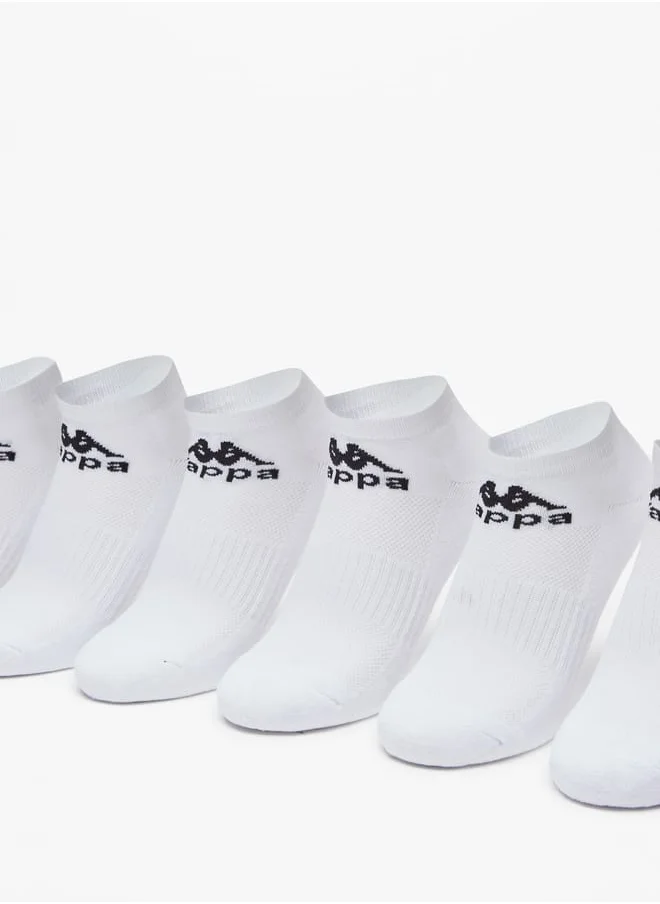 كابا Kids Logo Print Ankle Length Socks - Set of 6