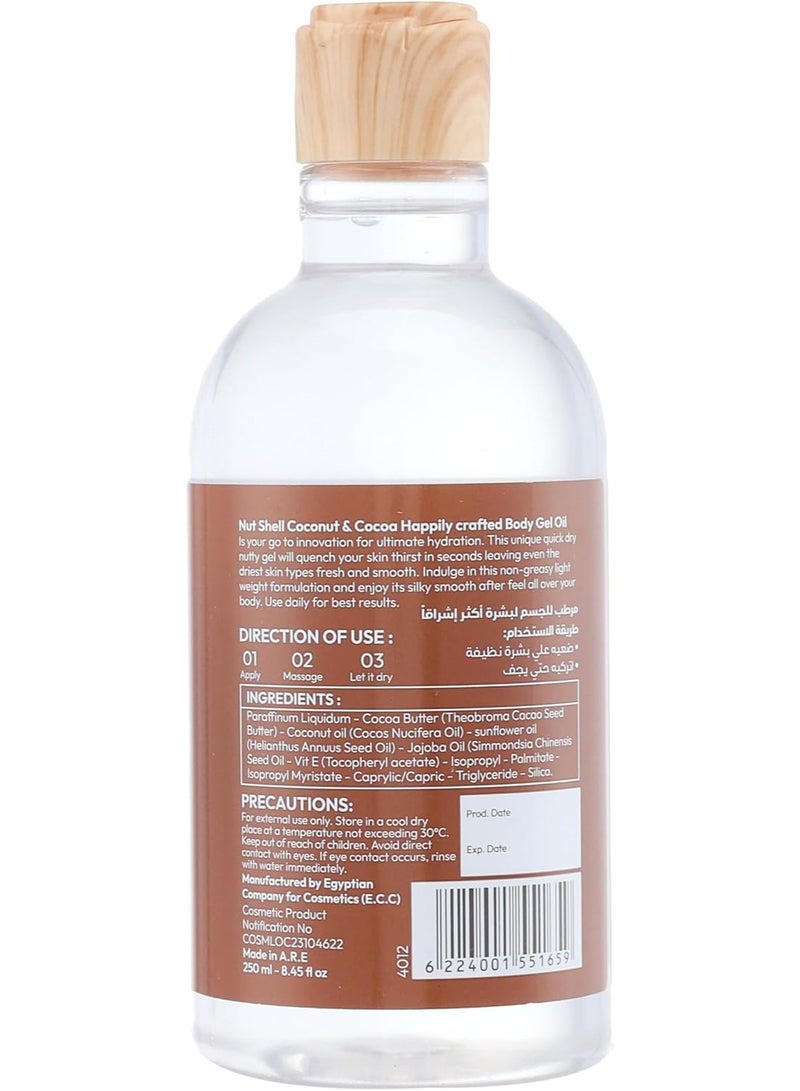 Coconut & Cocoa - Body Gel Oil 250ml