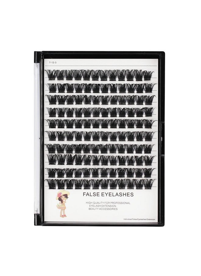 Vayator 8 10 12 14Mm Mixed/10 12 14 16Mm Mixed/14 16 18 20Mm Mixed Professional Makeup Individual Cluster Eyelashes Grafting Fake False Eyelashes Eyelash Extension Individual Eyelash (Dd 10Mm)  - Image 2