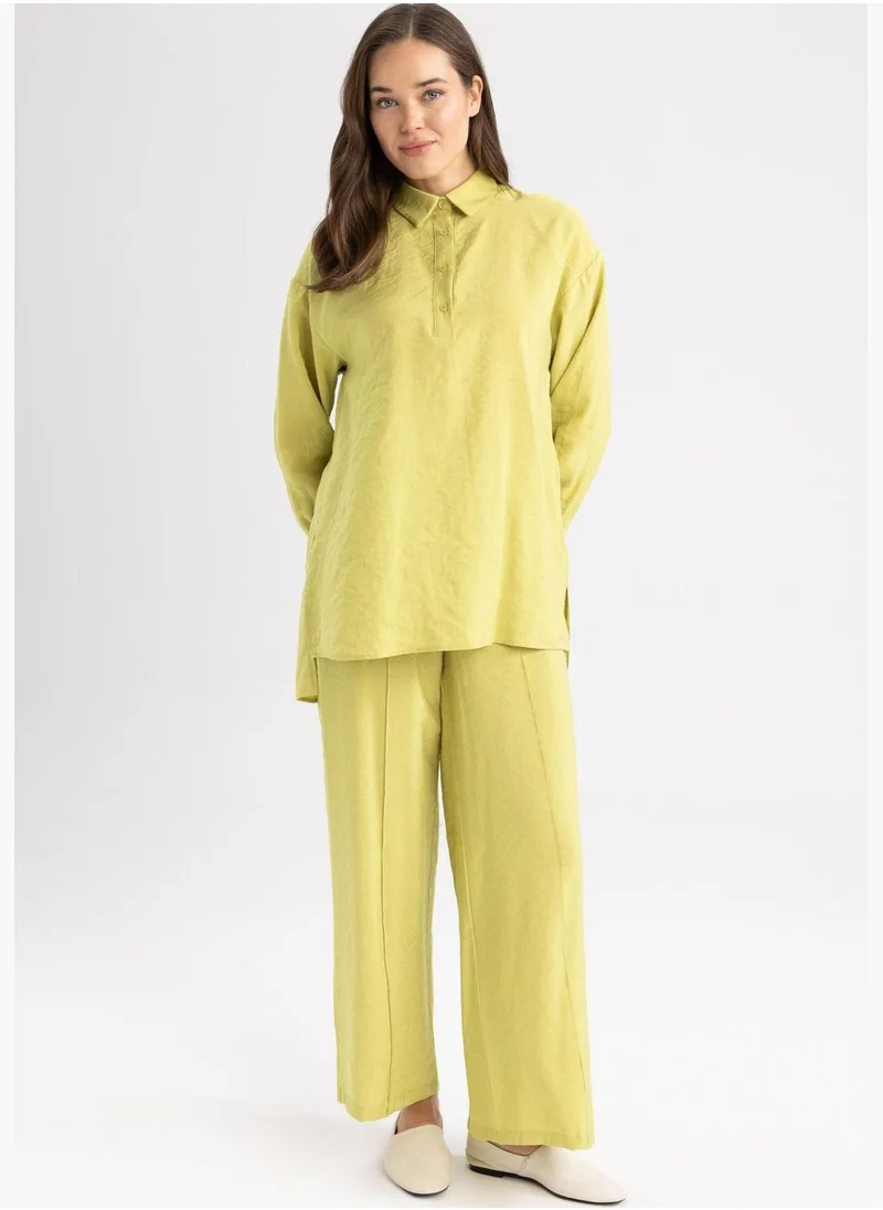 DeFacto Woman Palazzo Woven Trousers