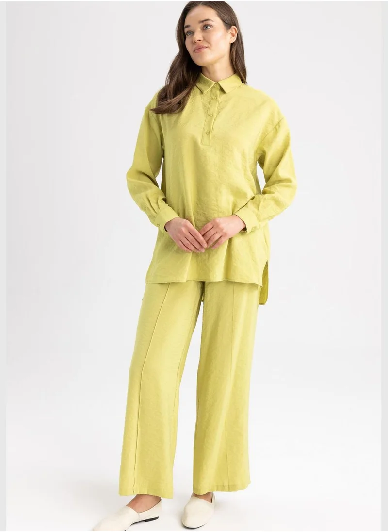 DeFacto Woman Palazzo Woven Trousers