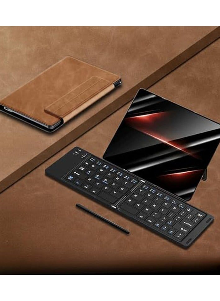 general Mobile Office Set for Huawei Mate XT Ultimate (2024),with Bluetooth Portable Foldable Removable Mini Keyboard & Leather Case & Capacitance Pen and Pen Slo - Image 1