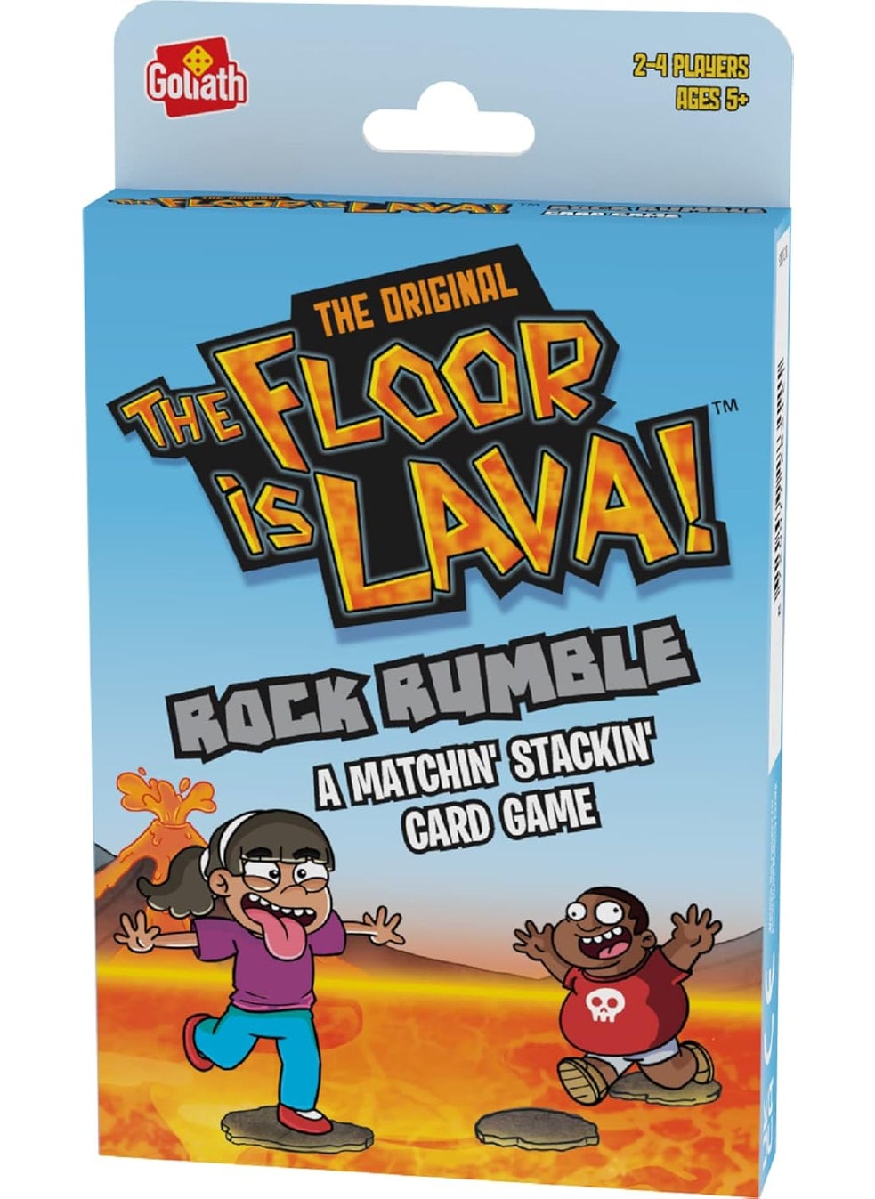 Goliath Goliath The Original The Floor is Lava Rock Rumble Card Game  Matching Stacking Card Game 24 Players Ages 5 and Up  - Image 4