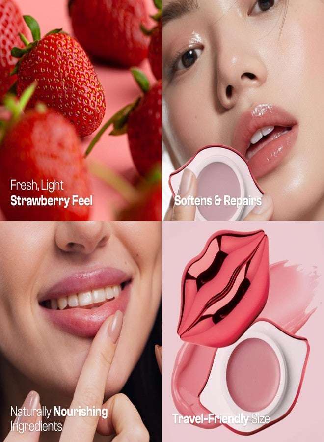 Sundae Glow مرطب شفاه صنداي جلو بالفراولة مع فيتامين هـ - مُختَبَر من قِبَل أطباء الجلدية، عناية كورية بالبشرة - يرطب وينعم ويلطف الشفاه الجافة لراحة يومية - نباتي، منتجات تجميل نظيفة، لم يُجرَّب على الحيوانات - عبوة واحدة - Image 4
