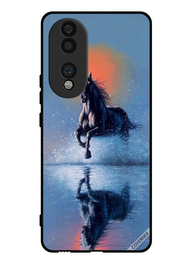 Covernex Protective Case Cover For Honor 70 Horse Running In Water Art - Image 1