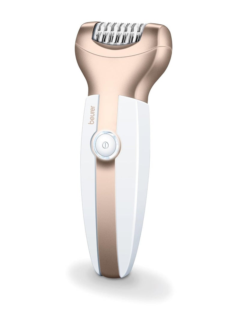 بيورير HL 70 جهاز إزالة الشعر 3 في 1، إزالة الشعر، الحلاقة والتقشير، كل ذلك في جهاز واحد | 42 ملقطًا مضادًا للحساسية ورقائق حلاقة (خالية من النيكل) | مناسب للبشرة الرطبة أو الجافة - Image 4
