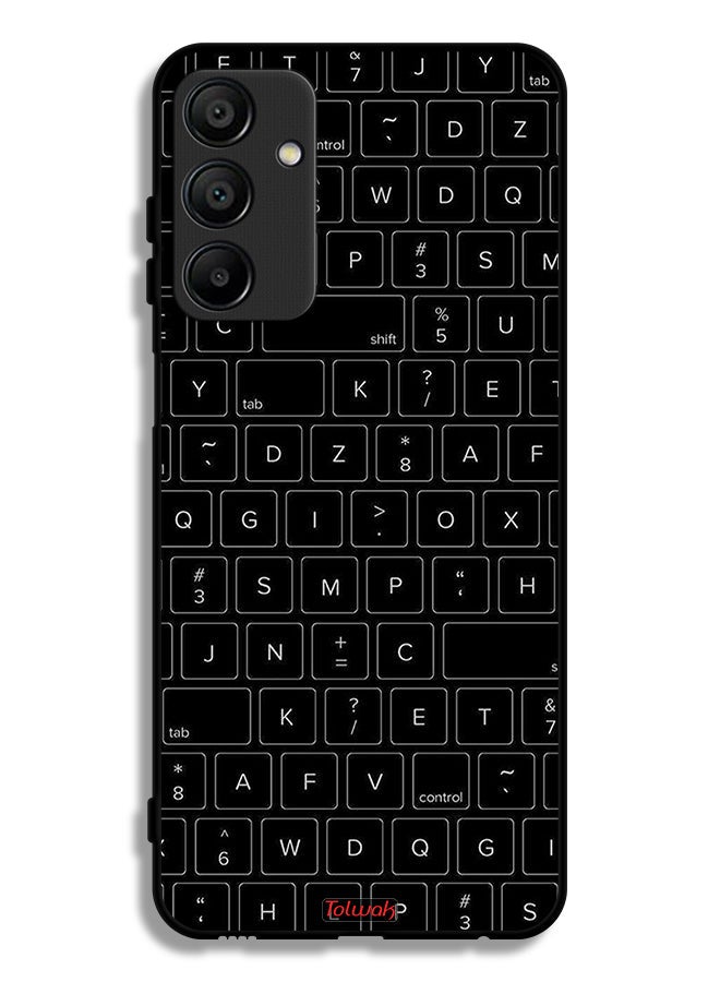 Tolwak Samsung Galaxy A15 5G Protective Case Cover Random Keyboard Keys Pattern - Image 1