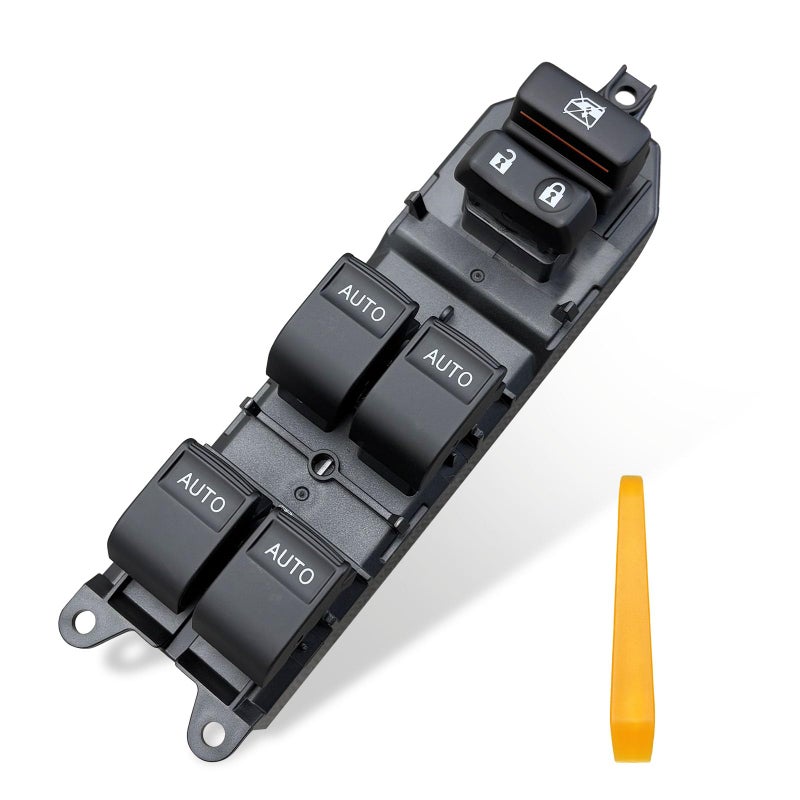 BELGEMAY Upgraded Power Window Master Switch for 20072021 Toyota Tundra Sequoia White LED Backlit Auto UpDown All Windows PlugandPlay Excludes 1794LimitedPlatinum 848200R040 - Image 2