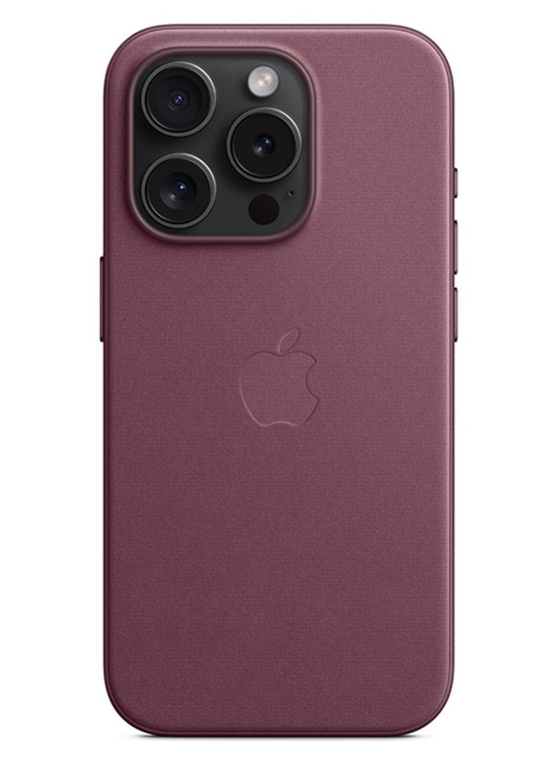 Apple iPhone 15 Pro Max FineWoven Case with MagSafe - Mulberry - Image 1