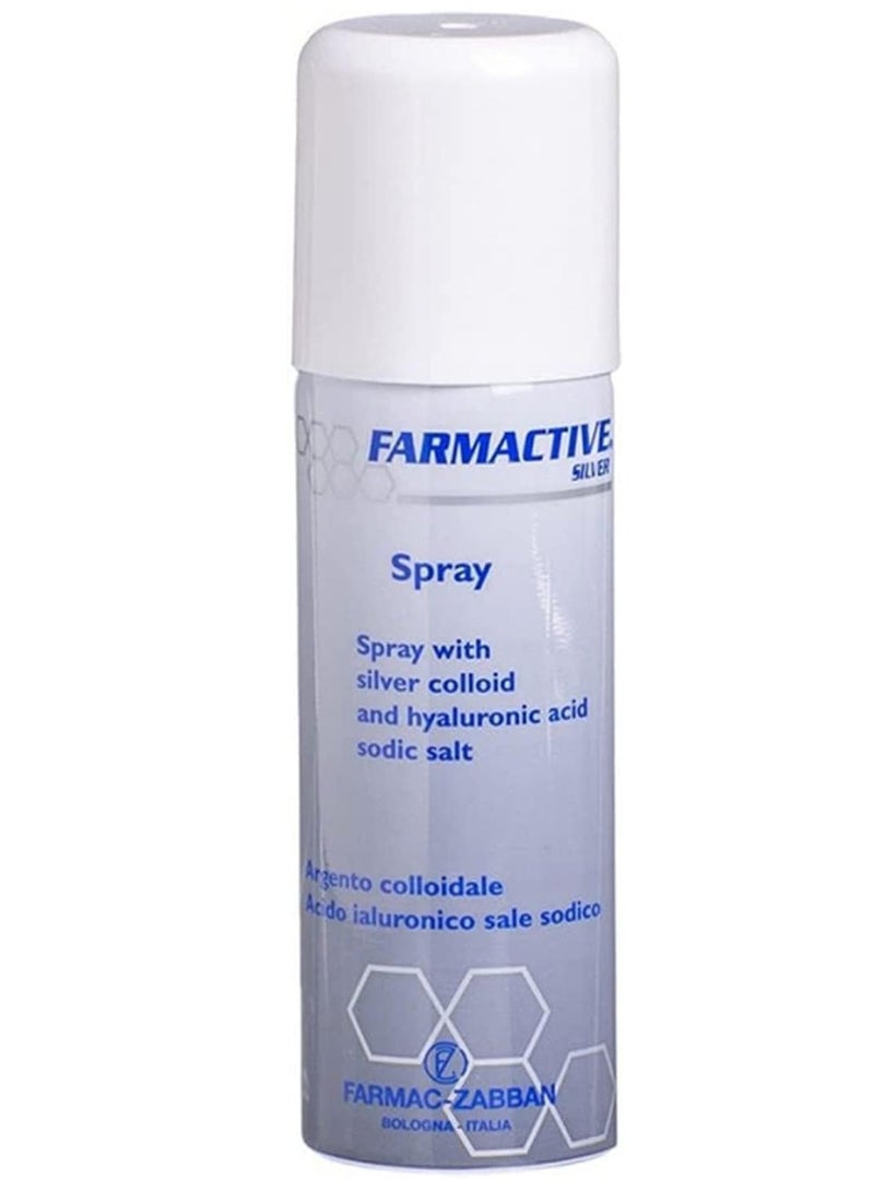 فارماك زبان فارمكتيف سيلفر بخاخ علاجي للقدم السكرى وعلاج قرح الفراش والجروح والحروق وجروح ما بعد العمليات الجراحية 125 مل - Image 5