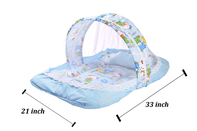 Kwitchy New Born Baby Bedding Set Mattress with Mosquito Net & Nappy Changing Clothes (0-6 Months) - Image 2