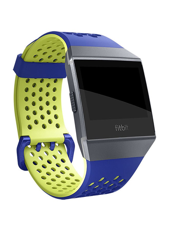NIBEMINENT Sport Band For Ionic Watch S Blue/Yellow - Image 3