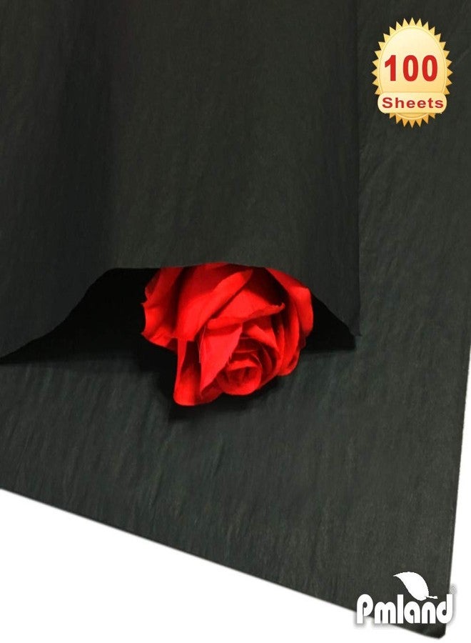 PMLAND Black Tissue Paper Bulk – 100 Sheets 15 x 20 Inches Double-Sided Wrapping Paper for Gifts, Party Bags, Crafts, Holiday & Wedding Decorations - Image 5