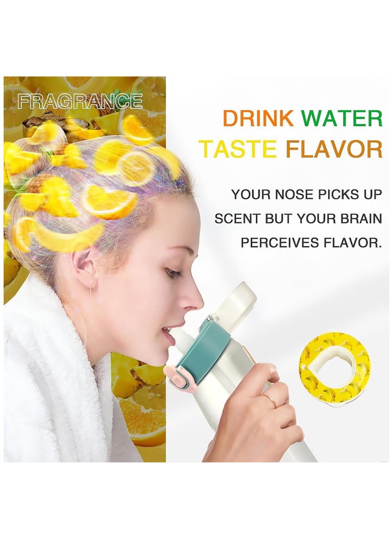 SOLARAE Sports Air Water Bottle BPA Free Starter up Set Drinking Bottles,750ML Fruit Fragrance Water Bottle, with 7 Flavour pods%0 Sugar Water Cup, for Gym and Outdoor Gift - Image 2