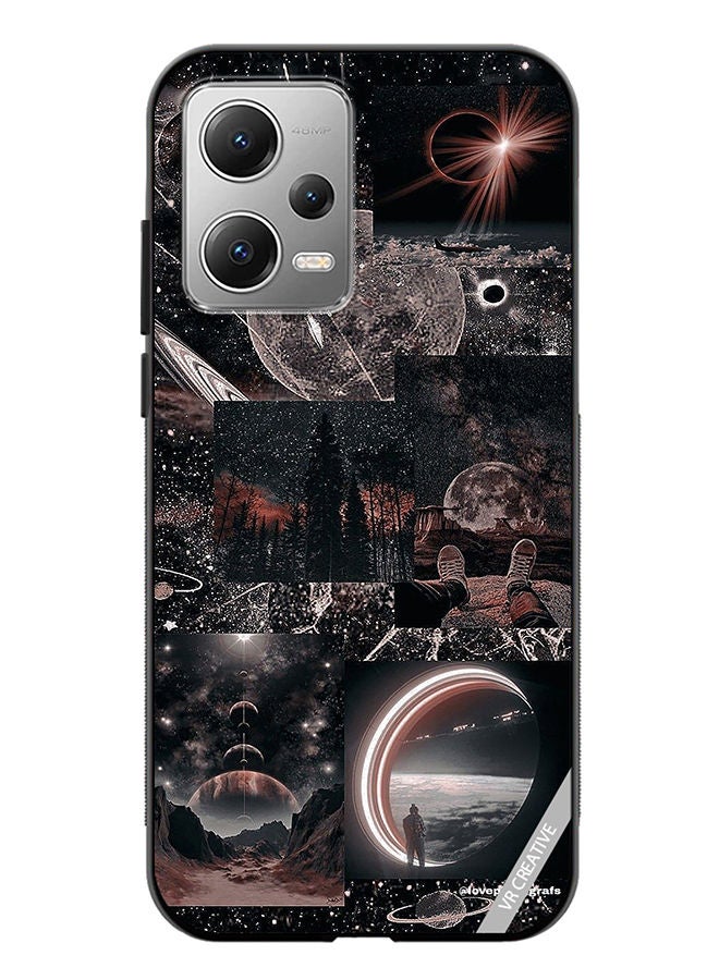 VR CREATIVE Protective Case Cover For Xiaomi Redmi Note 12 Galaxy Design Multicolour - Image 1