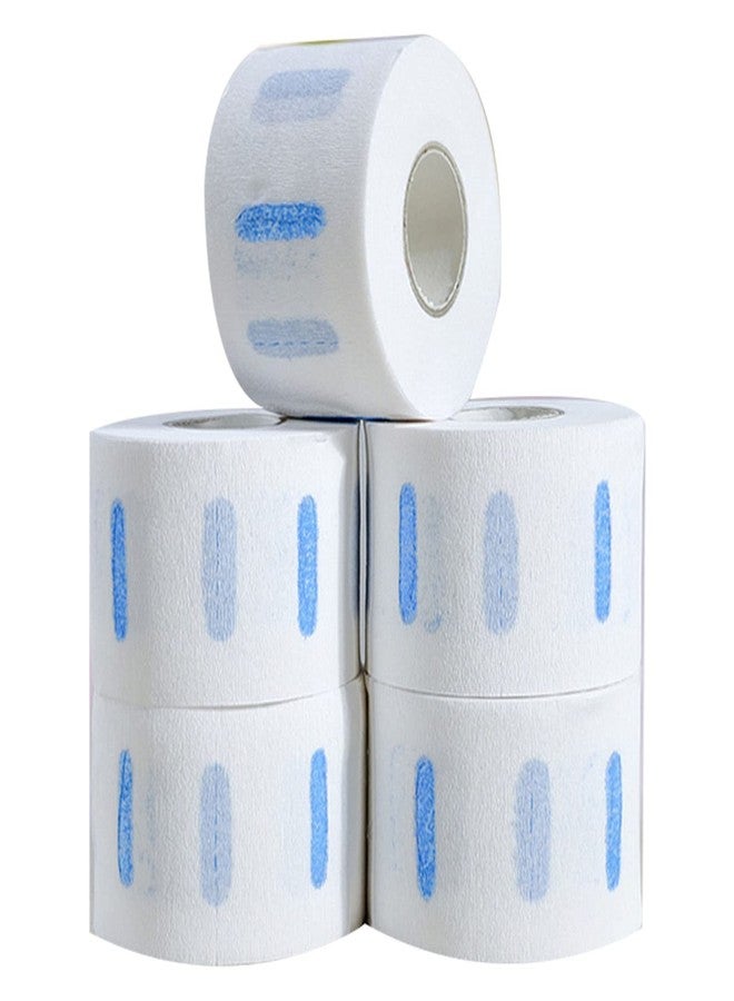 Filfeel 5 Rolls Barber Paper Neck Strips Professional Stretchy Paper Neck Band Protector Hairdressing Tool for Hair Cutting White 32 x 8 x 8cm - Image 1