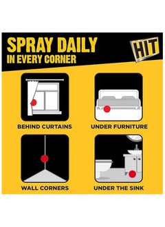 HIT All Insect Killer Citrus Fragrance 3 x 300ml  - Image 2