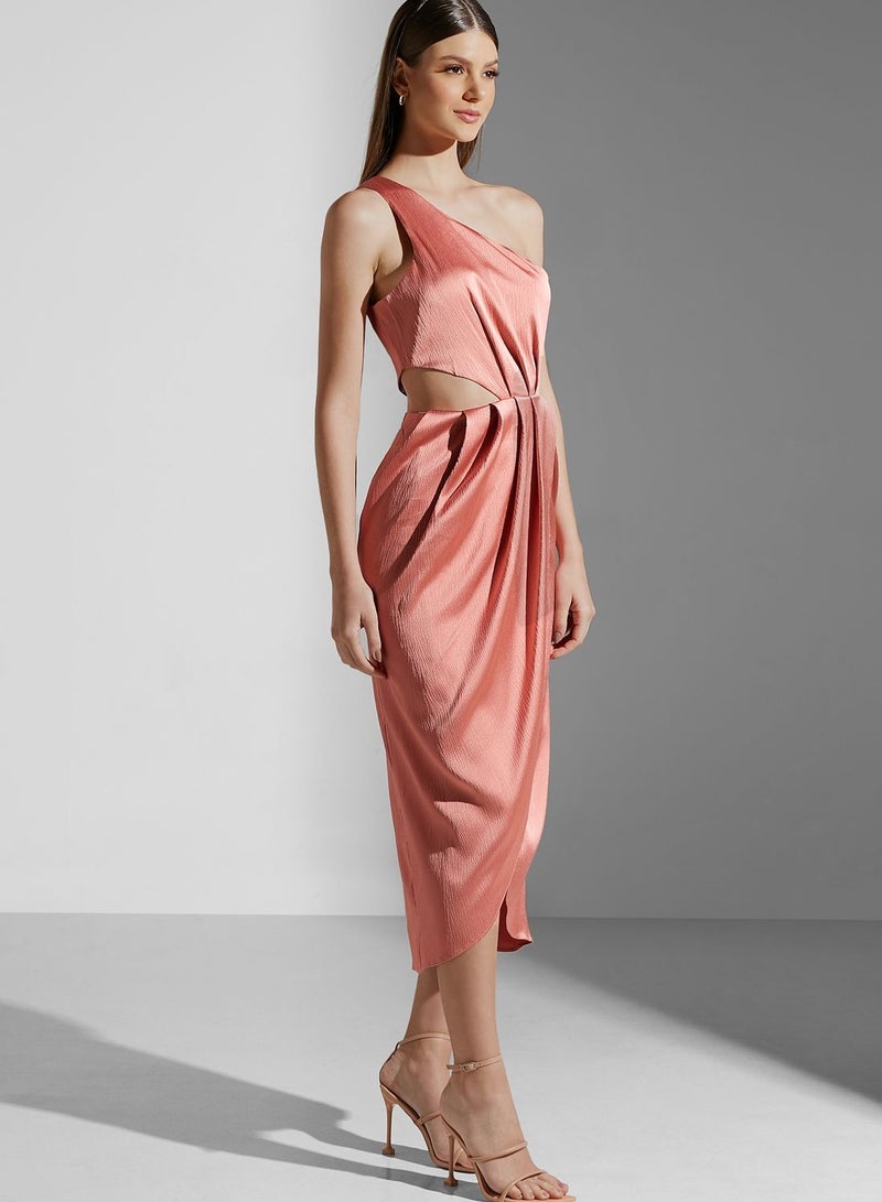 كيب سايك فستان بكتف واحد - Image 1