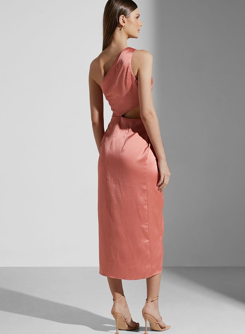 كيب سايك فستان بكتف واحد - Image 2