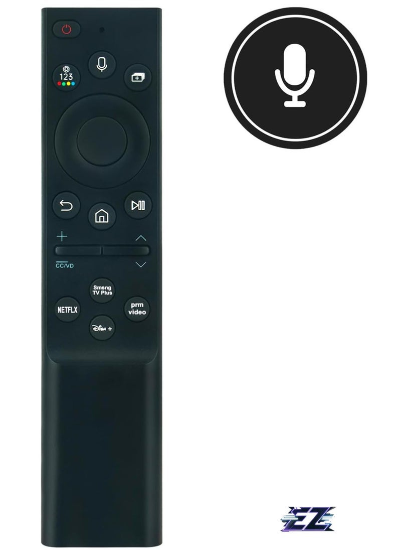 SmartGrist Remote Control BN59-01385A BN59-01385B Replacement Audio Compatible for Samsung Neo LED Smart 4k 8K Ultra Q60B Q70B Q80B Series GQ50Q60BAU GQ50Q60BAUXZG GQ55Q80BATXZG GQ75QN800BTXZZG ​​GG GG85 Q60B with battery - Image 2