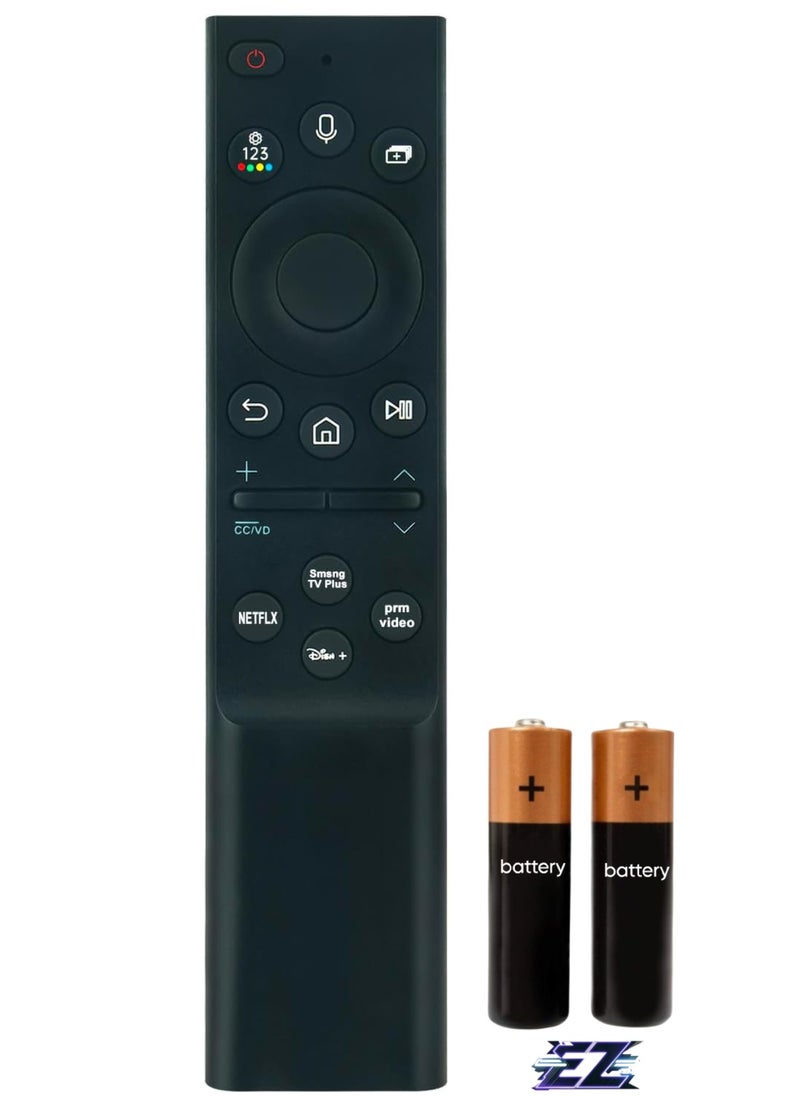 SmartGrist Remote Control BN59-01385A BN59-01385B Replacement Audio Compatible for Samsung Neo LED Smart 4k 8K Ultra Q60B Q70B Q80B Series GQ50Q60BAU GQ50Q60BAUXZG GQ55Q80BATXZG GQ75QN800BTXZZG ​​GG GG85 Q60B with battery - Image 1