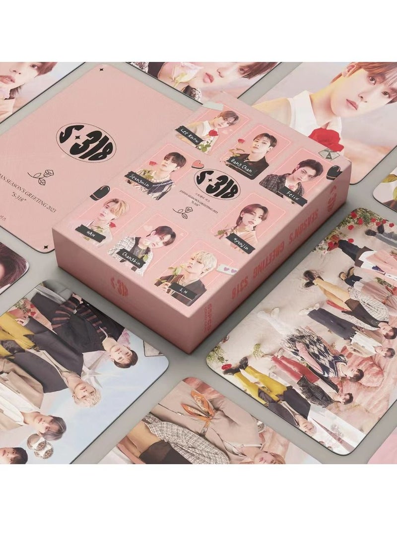SKYLO 55-Piece Stray Kids New Album Season's Greetings S318 Lomo Cards - Image 1